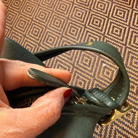 Vintage coach xl duffle sac 9085 BOTTLE GREEN